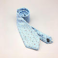 Corbata hecha a mano de seda de impresión personalizada con auto propinas